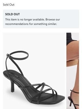 Remington Ankle Strap Sandal Heel